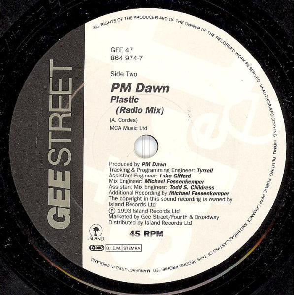 P.M. Dawn - Looking Through Patient Eyes - Used Vinyl Record 7" image 4