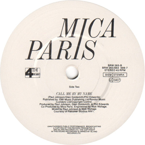 Mica Paris - I Never Felt Like This Before - Used Vinyl Record 7" image 8