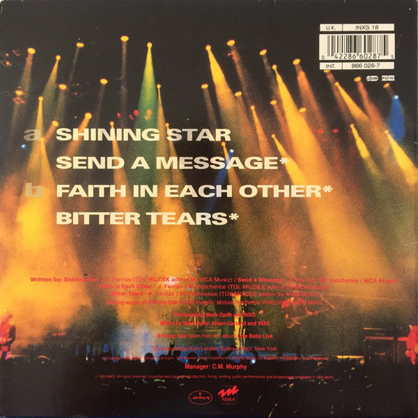 INXS - Shining Star - Used Vinyl Record 7" image 2