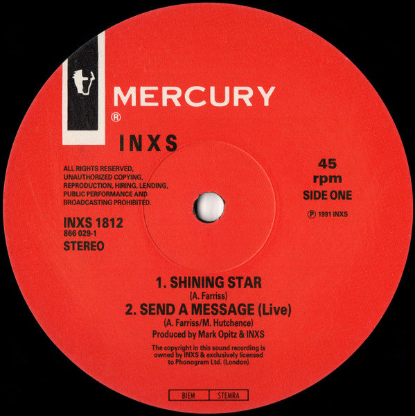 INXS - Shining Star - Used Vinyl Record 12" image 3