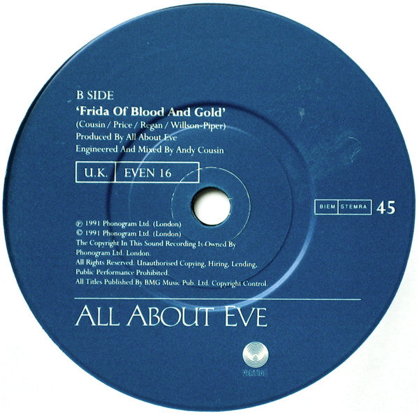 All About Eve - Dreamer - Used Vinyl Record 7" image 4