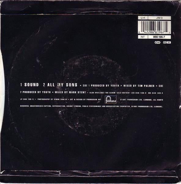James - Sound - Used Vinyl Record 7" image 2
