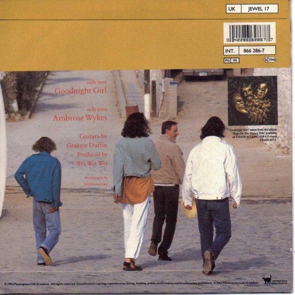 Wet Wet Wet - Goodnight Girl - Used Vinyl Record 7" image 2