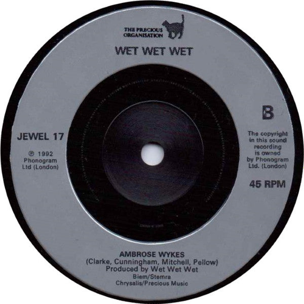 Wet Wet Wet - Goodnight Girl - Used Vinyl Record 7" image 4