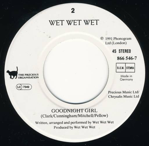 Wet Wet Wet - More Than Love - Used Vinyl Record 7" image 4