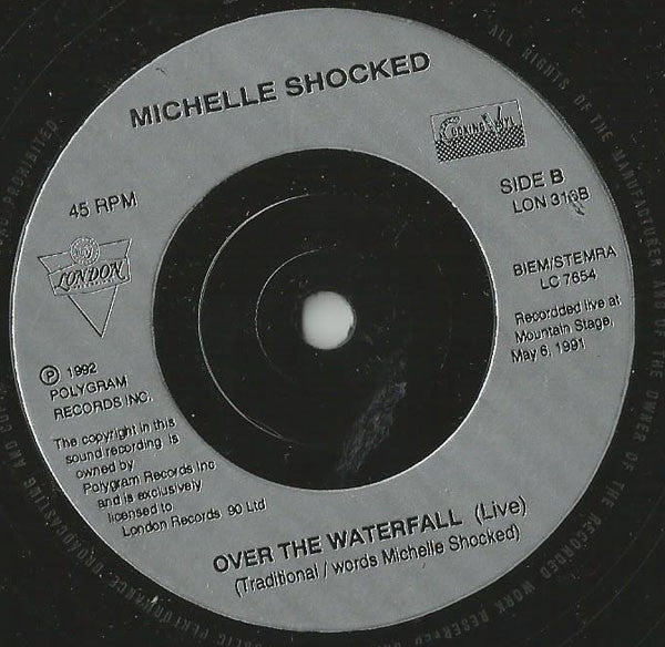 Michelle Shocked - Come A Long Way - Used Vinyl Record 7" image 4