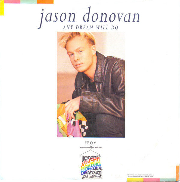 Jason Donovan - Any Dream Will Do - Used Vinyl Record 7" image 1
