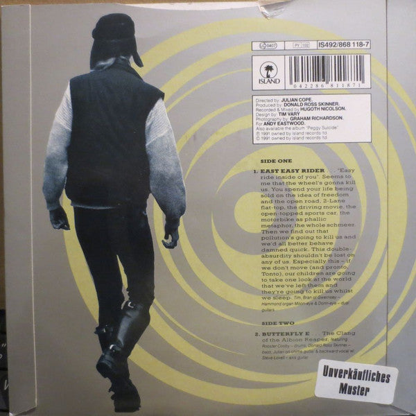 Julian Cope - East Easy Rider - Used Vinyl Record 7" image 6