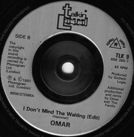 Omar - re's Nothing Like This - Used Vinyl Record 7" image 4