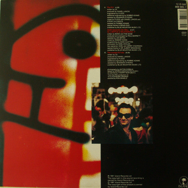 U2 - Fly - Used Vinyl Record 12" image 2