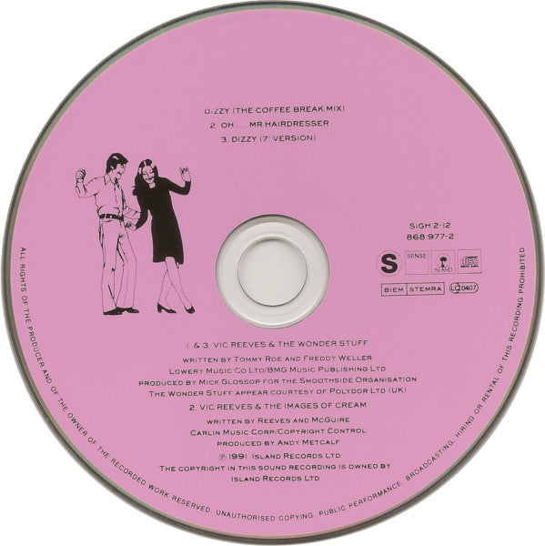 Vic Reeves - Dizzy - Used CD image 3