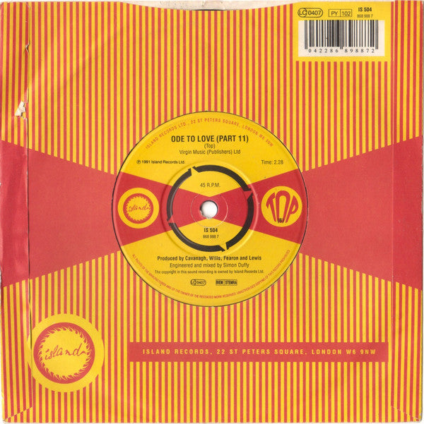 Top - Buzzin - Used Vinyl Record 7" image 2
