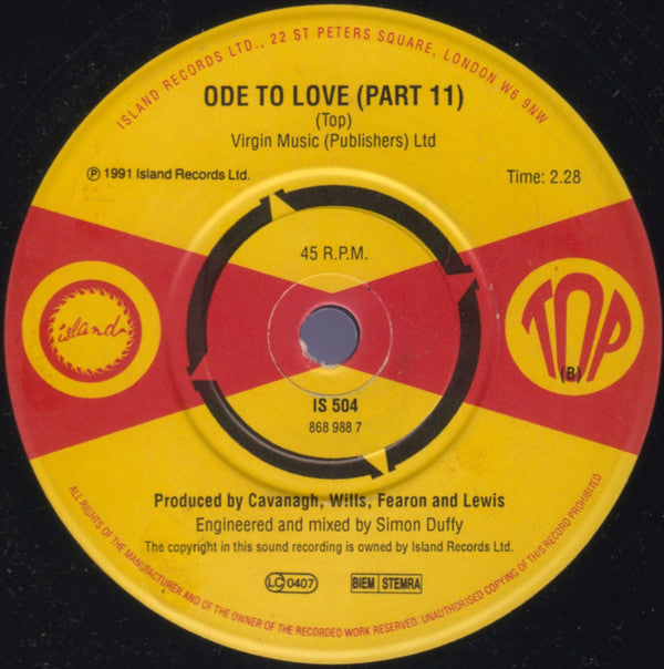Top - Buzzin - Used Vinyl Record 7" image 4