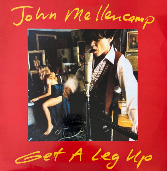 John Cougar Mellenca - Get A Leg Up - Used Vinyl Record 12" image 1