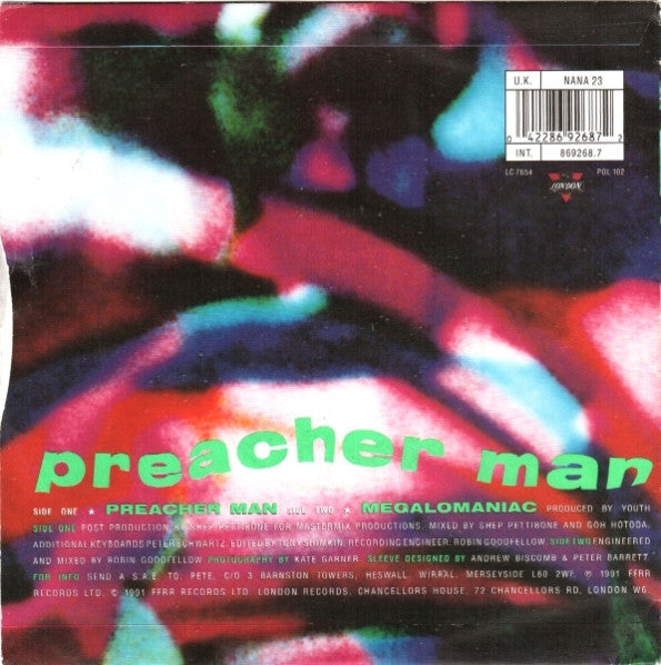 Bananarama - Preacher Man - Used Vinyl Record 7" image 2