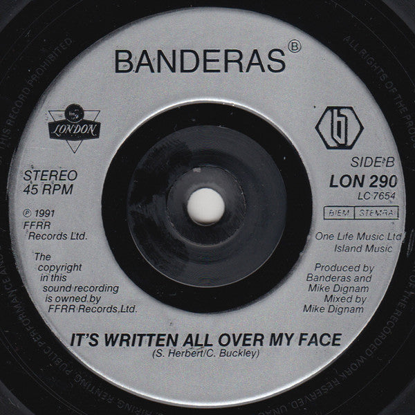 Banderas - This Is Your Life - Used Vinyl Record 7" image 4