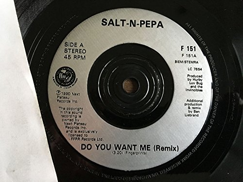 Salt 'N' Pepa - Do You Want Me - Used Vinyl Record 12" image 2