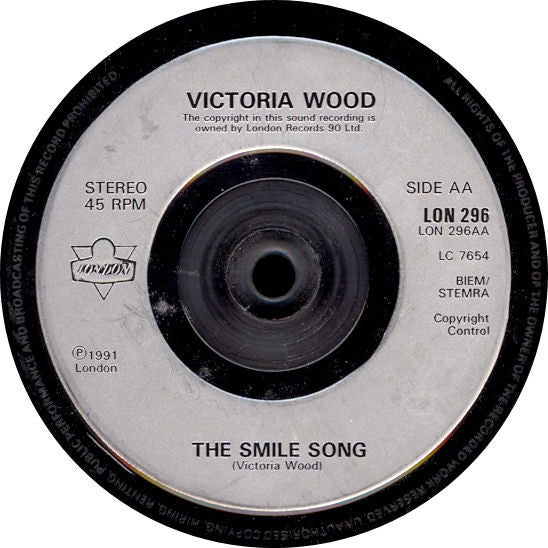 Hale And Pace - Stonk / The Smile Song - Used Vinyl Record 7" image 4