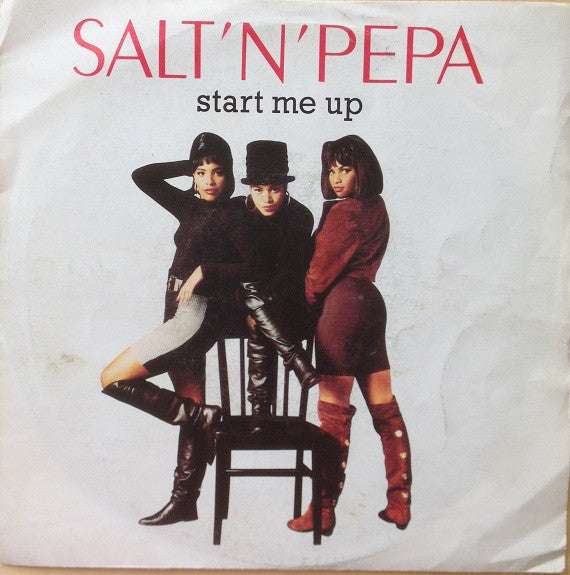 Salt 'N' Pepa - Start Me Up - Used Vinyl Record 7" image 5