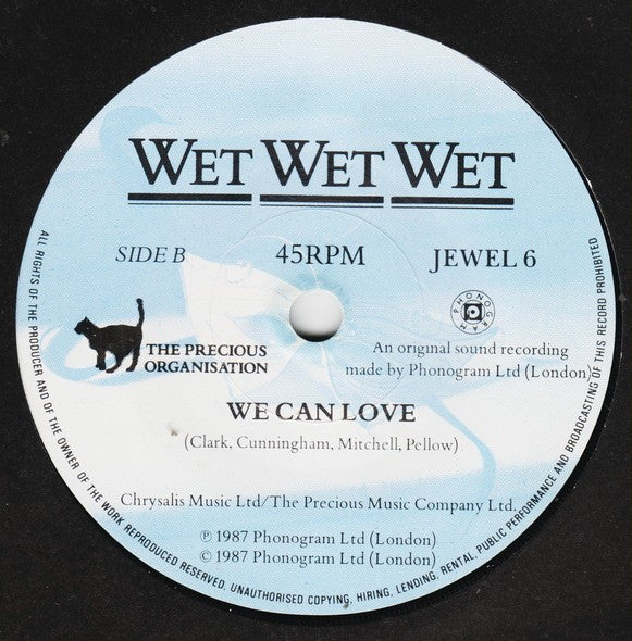 Wet Wet Wet - Angel Eyes (Home And Away) - Used Vinyl Record 7" image 4