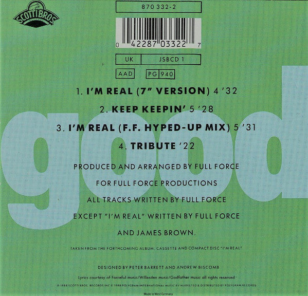James Brown - I'm Real - Used CD image 2