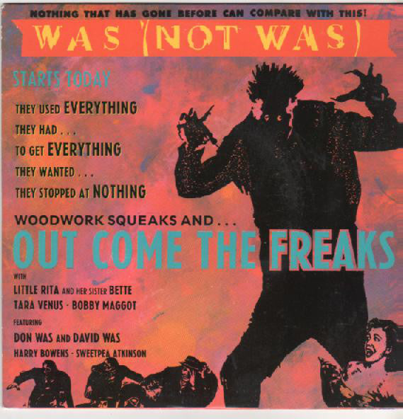 Was - Out Come The Freaks (Again) - Used Vinyl Record 7" image 1