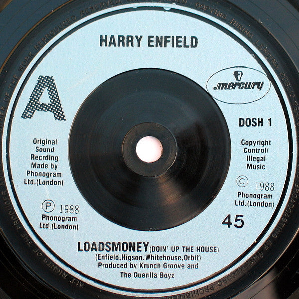Harry Enfield - Loadsamoney (Doin' Up The House) - Used Vinyl Record image 3