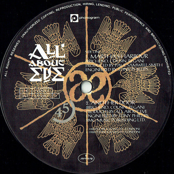 All About Eve - Martha's Harbour - Used Vinyl Record 12" image 3