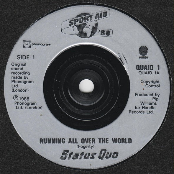 Status Quo - Running All Over The World - Used Vinyl Record 7" image 7