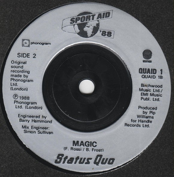 Status Quo - Running All Over The World - Used Vinyl Record 7" image 8