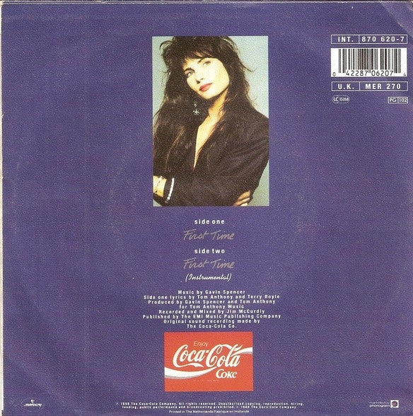 Robin Beck - First Time - Used Vinyl Record 7" image 2