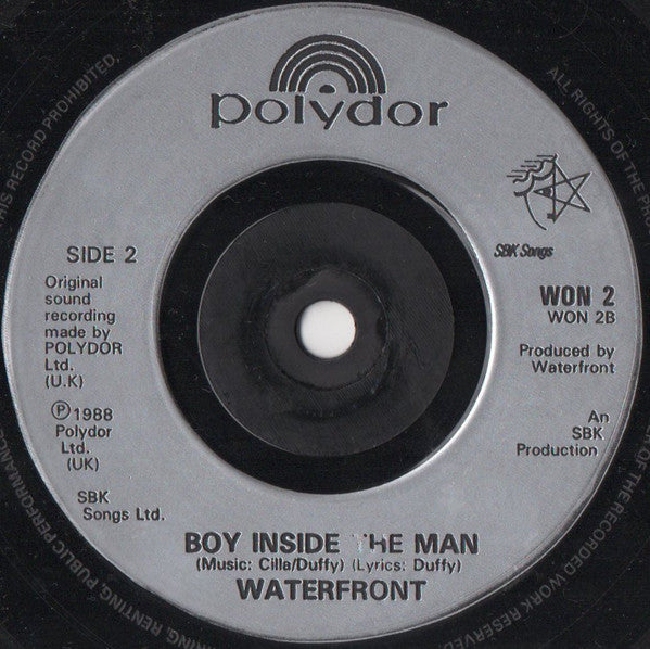 Waterfront - Nature Of Love - Used Vinyl Record 7" image 4