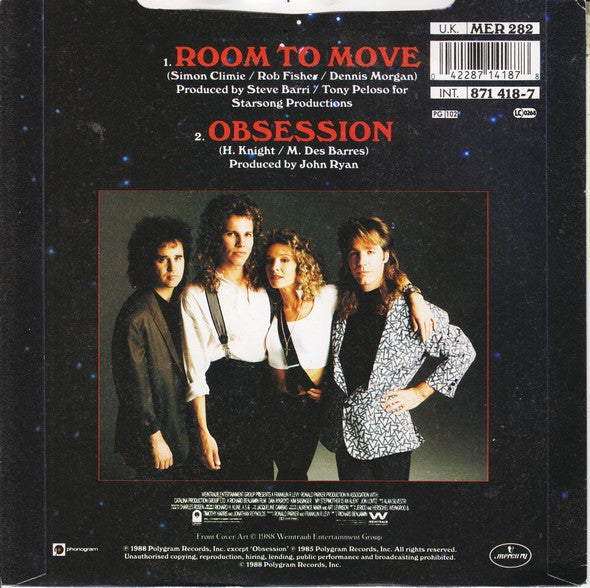 Animotion - Room To Move - Used Vinyl Record 7" image 2
