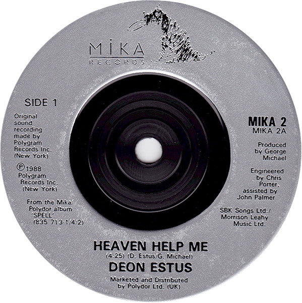 Deon Estus - Heaven Help Me - Used Vinyl Record 7" image 7