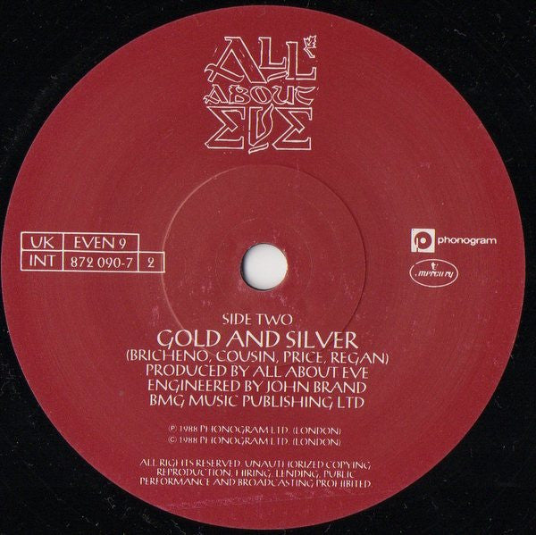 All About Eve - What Kind Of Fool - Used Vinyl Record 7" image 8