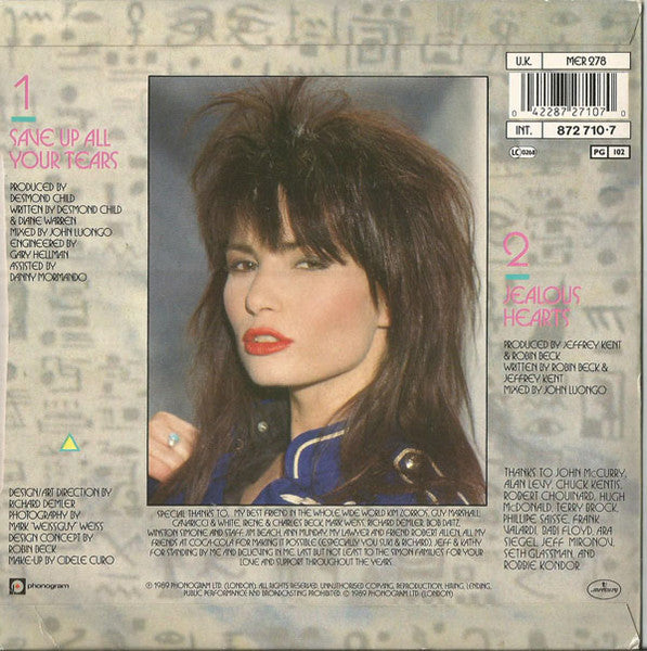 Robin Beck - Save Up All Your Tears - Used Vinyl Record 7" image 2