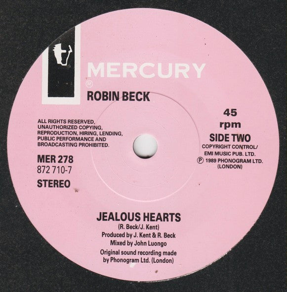 Robin Beck - Save Up All Your Tears - Used Vinyl Record 7" image 4