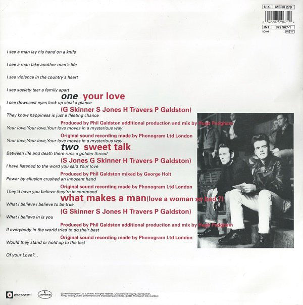 Hipsway - Your Love - Used Vinyl Record 12" image 2