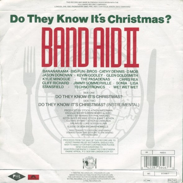 Band Aid II - Do They Know It's Christmas? - Used Vinyl Record 7" image 6