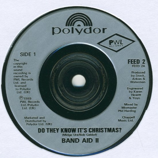 Band Aid II - Do They Know It's Christmas? - Used Vinyl Record 7" image 7
