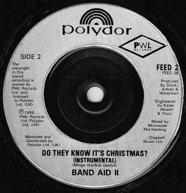 Band Aid II - Do They Know It's Christmas? - Used Vinyl Record 7" image 8