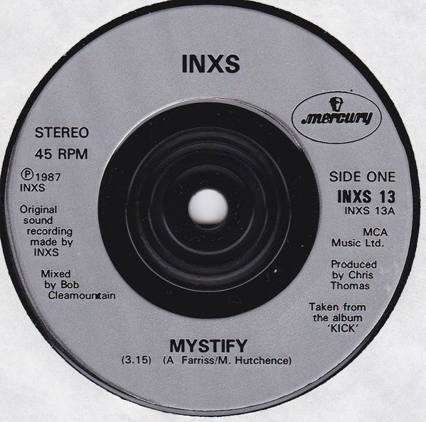INXS - Mystify - Used Vinyl Record 7" image 3