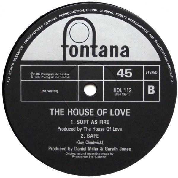 House Of Love - Never - Used Vinyl Record 12" image 5