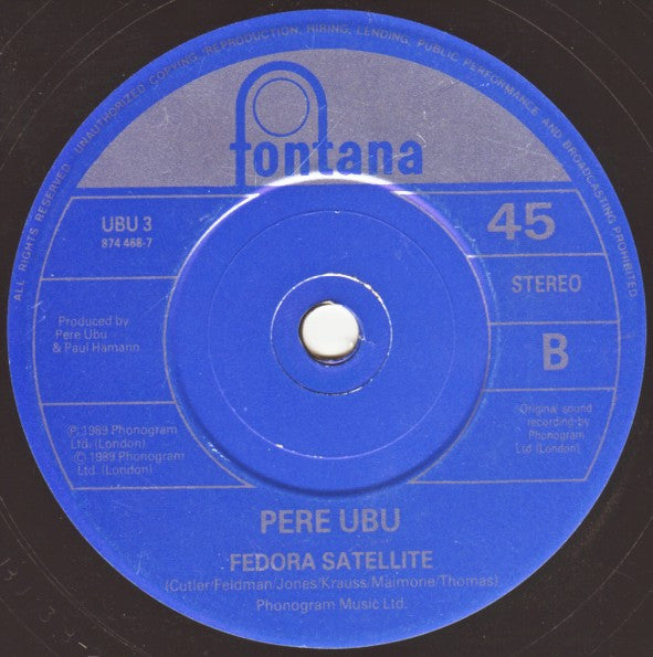 Pere Ubu - Love, Love, Love - Used Vinyl Record 7" image 4
