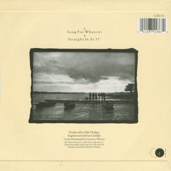 Beautiful South - Song For Whoever - Used Vinyl Record 7" image 2