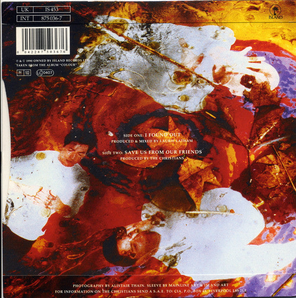 Christians - I Found Out - Used Vinyl Record 7" image 6