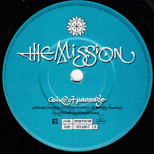 Mission - Into The Blue - Used Vinyl Record 7" image 4