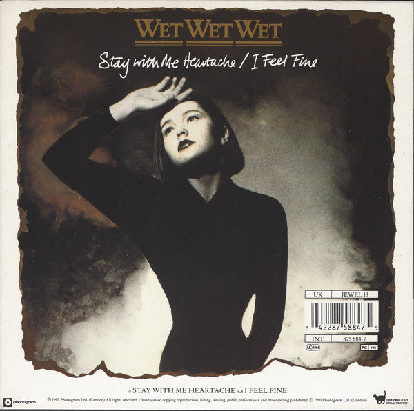 Wet Wet Wet - Stay With Me Heartache / I Feel Fine - Used Vinyl Record image 5