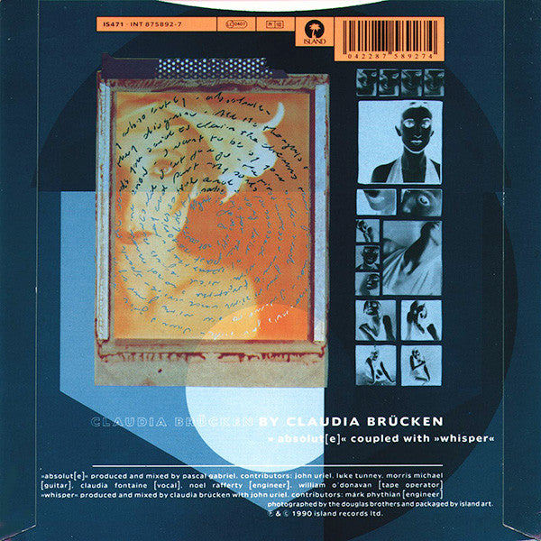 Claudia Brucken - Absolut[e] - Used Vinyl Record 7" image 6