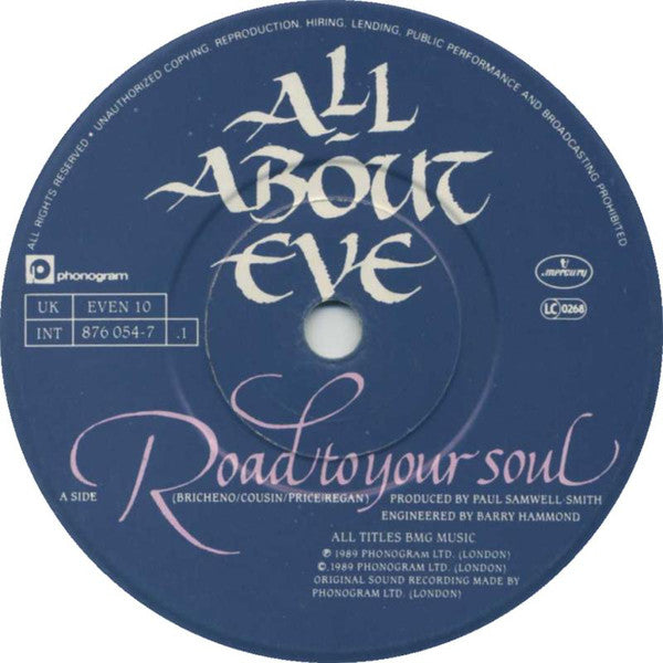 All About Eve - Road To Your Soul - Used Vinyl Record 7" image 3